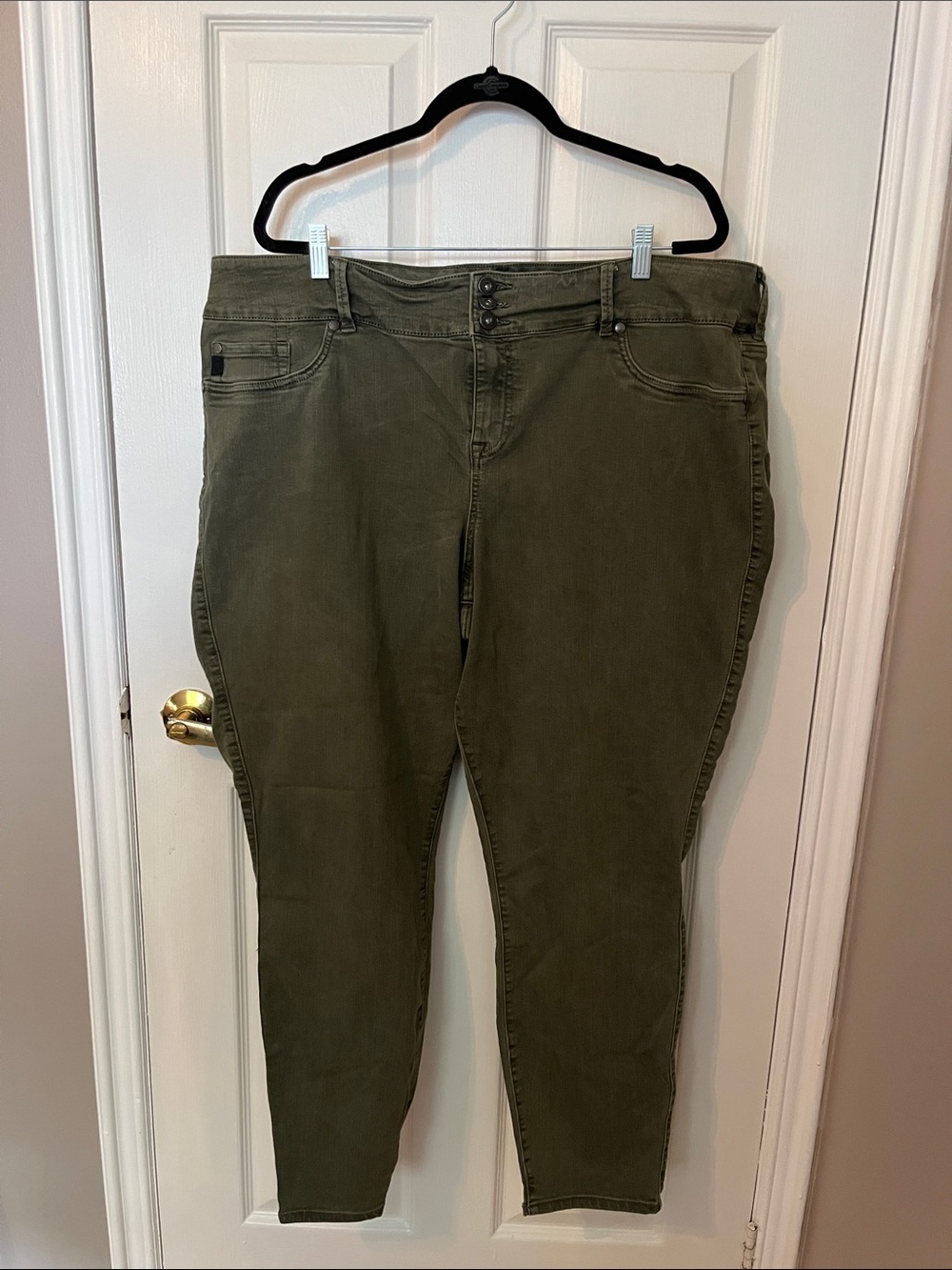 torrid Olive Green High-Rise Tall Jeggings